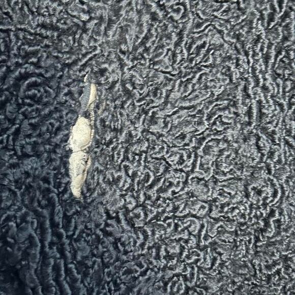 VTG Vintage 1960s Marshall Fields & Company Black Lamb Fur Coat Brown Fur OS - Picture 8 of 8